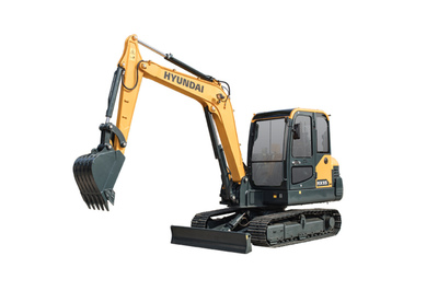 现代重工 HX55 小型挖掘机 高效灵活的城市建设利器